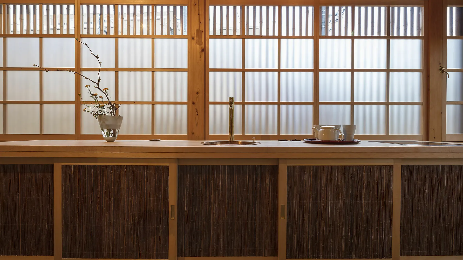 Nyaraló Umenoki An Machiya House Villa Kiotó